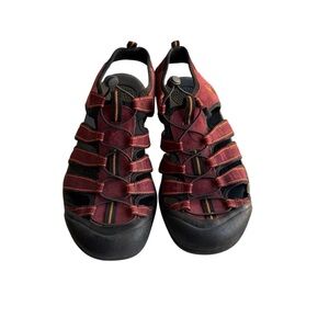 Airwalk Women's Red and Black Sandals